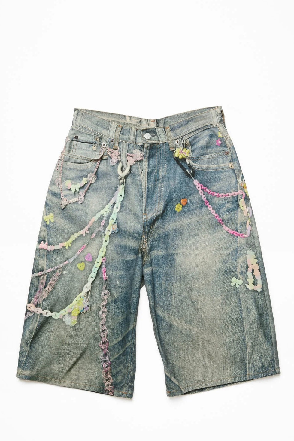 Acne Studios Loose Fit Denim Shorts