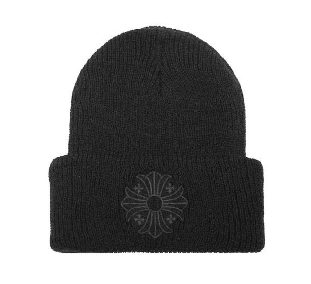 Chrome Hearts Plus Cross Beanie Black/Black