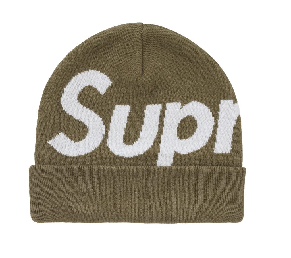 Supreme Big Logo Beanie Olive