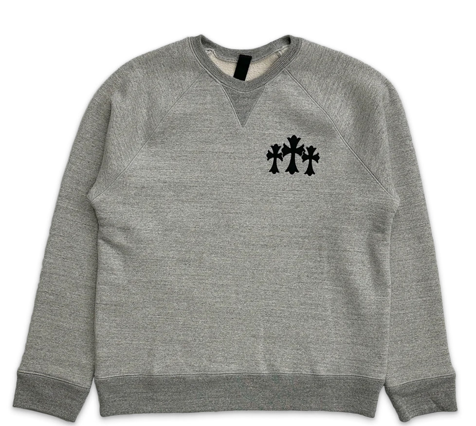 CHROME HEARTS 'GREY' SEVEN-11 CH CREWNECK