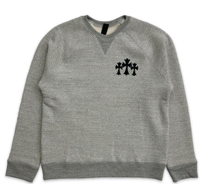 CHROME HEARTS 'GREY' SEVEN-11 CH CREWNECK
