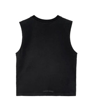 Chrome Hearts Triple Cross Hollywood Black Sleeveless Tee