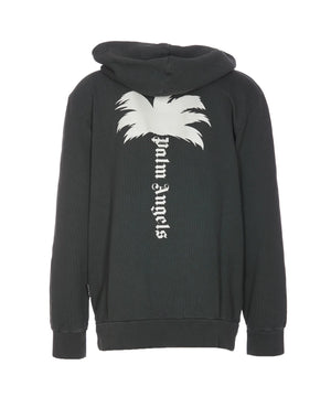 PALM ANGELS Gray 'The Palm' Hoodie