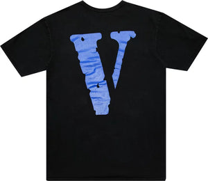 Vlone Staple T-Shirt 'Black/Blue