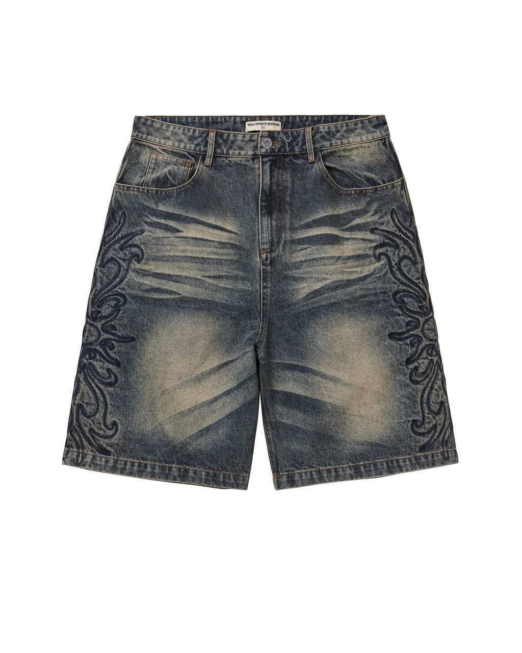 VALE FOREVER FLARE DENIM SHORTS