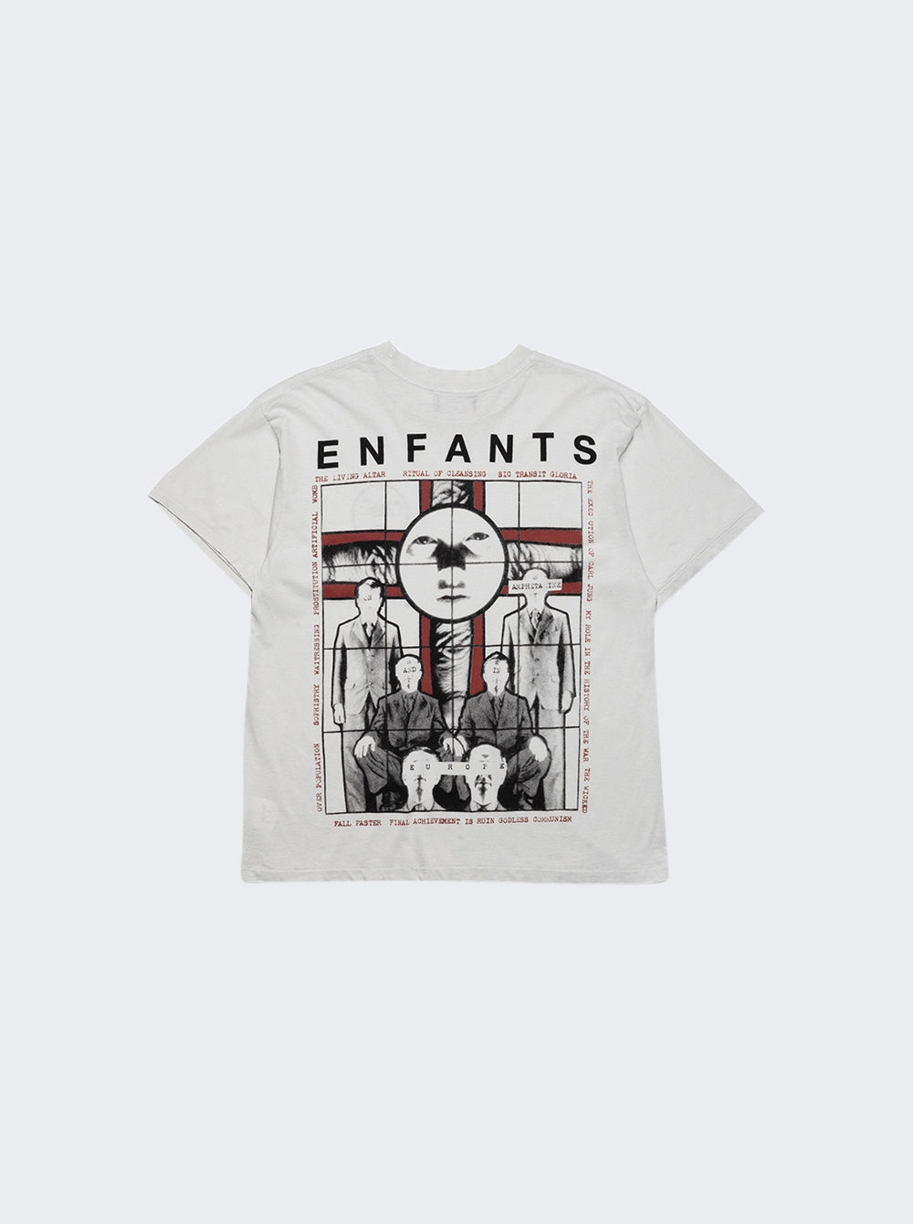 ENFANTS RICHES DEPRIMES RITUAL PRAYER TEE FADED WHITE