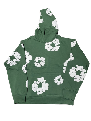 DENIM TEARS COTTON WREATH HOODIE GREEN