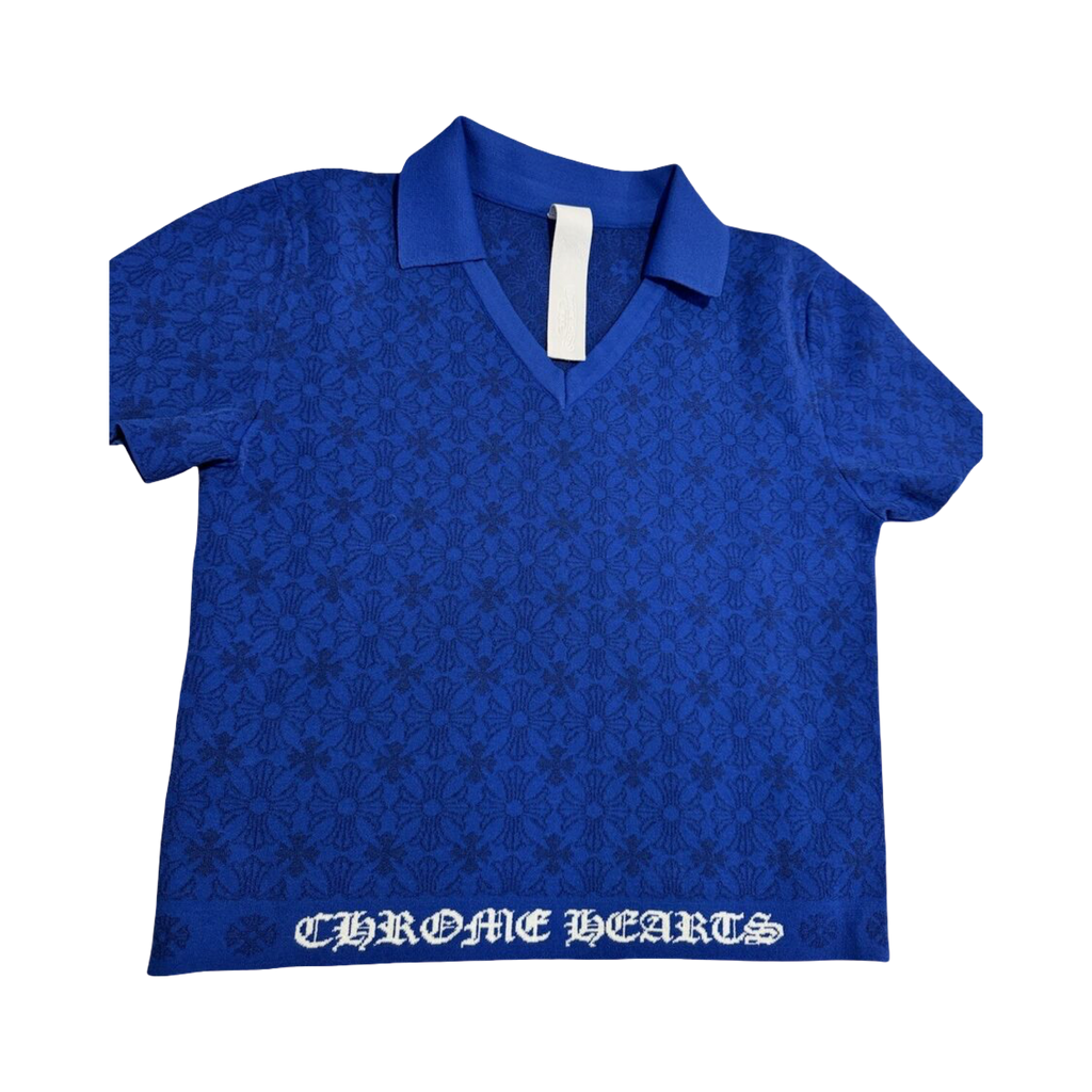 Chrome Hearts Women’s Blue Monogram Top