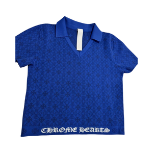 Chrome Hearts Women’s Blue Monogram Top