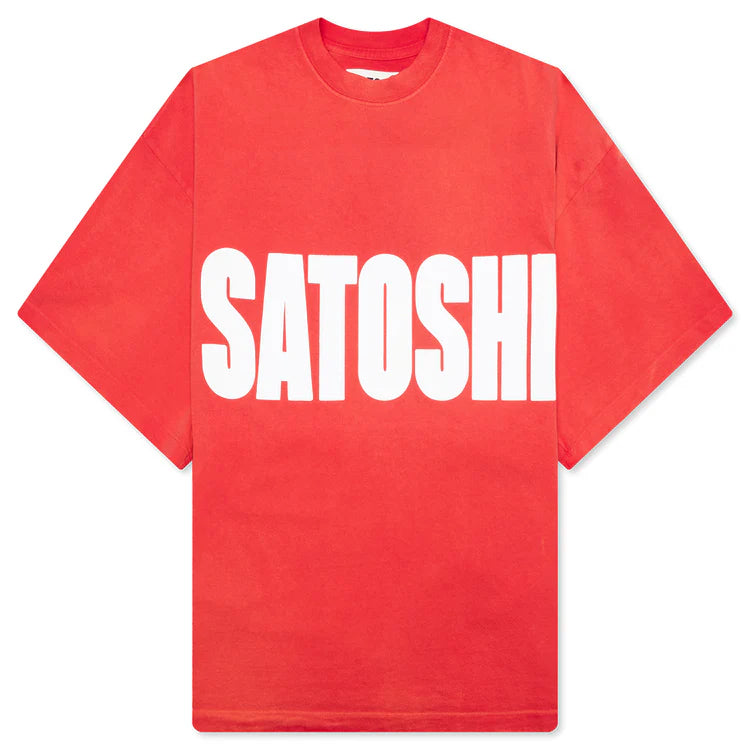 Satoshi Impact Logo Tee Red