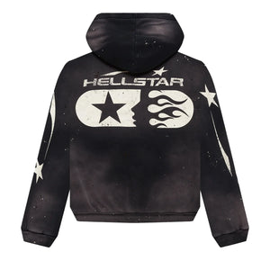 Hellstar Studios Zip Up Sweatshirt Black