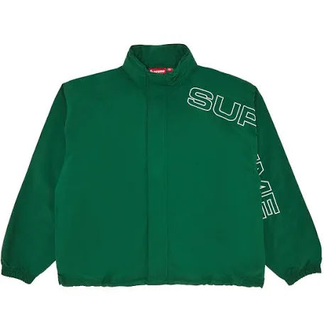 Supreme Spellout Embroidered Track Pant Dark Green Set