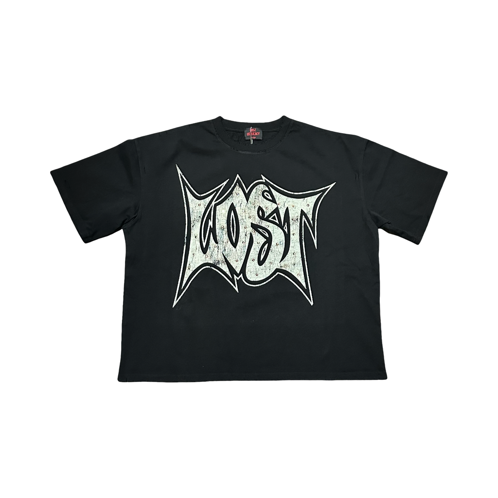 LOST INTRICACY LOST OUTLINE TEE BLACK/WHITE