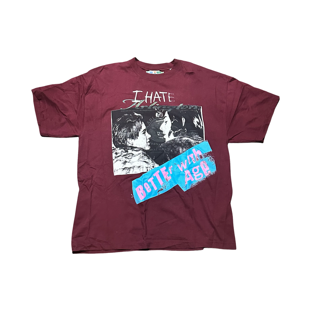 BETTER WITH AGE DAMIAN TEE BURGANDY