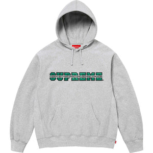 Supreme Collegiate Acronym Hooded Sweatshirt Grey