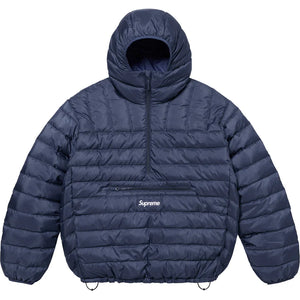 Supreme Micro Down Half Zip Hooded Pullover Set Navy