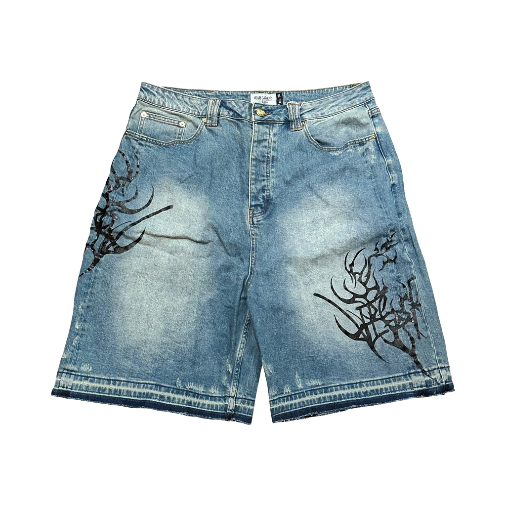 Vicaire Garments Light Wash Jean Shorts