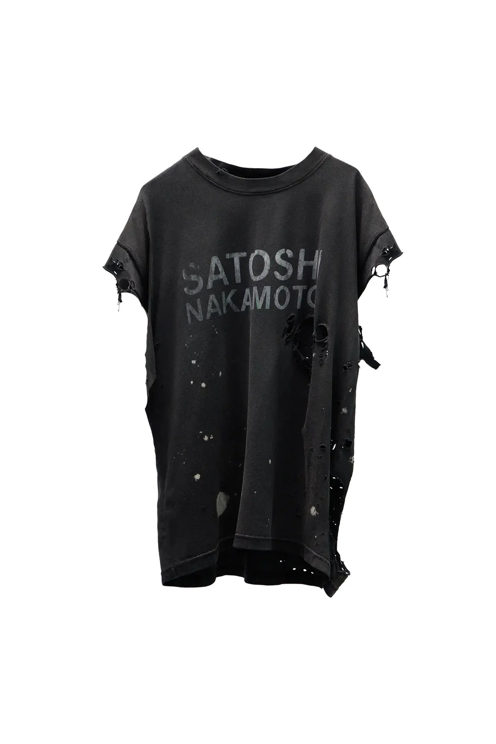 SATOSHI ROAD RASH CUT OFF TEE