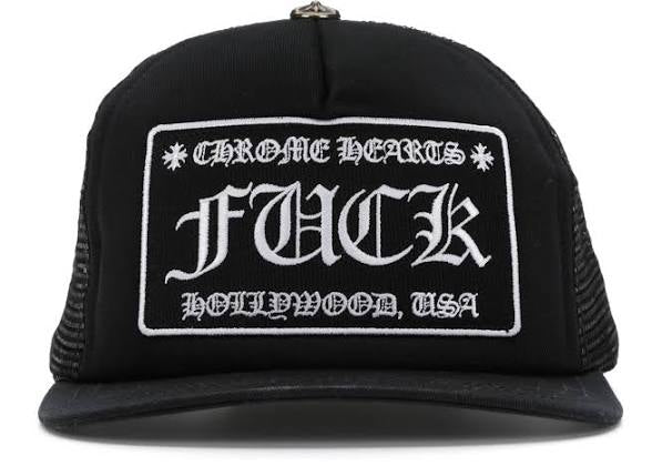 Chrome Hearts FUCK Hollywood Trucker Hat
