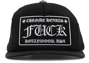 Chrome Hearts FUCK Hollywood Trucker Hat