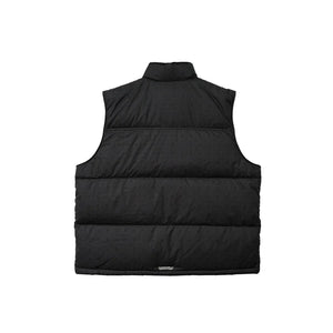 Chrome Hearts Black Tonal Monogram Cross Pattern Puffer Down Vest