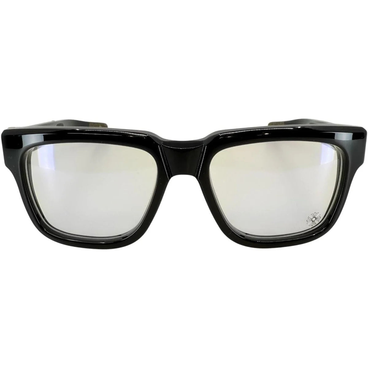 Chrome Hearts Box Officer Black/18k Gold Plated Glasses