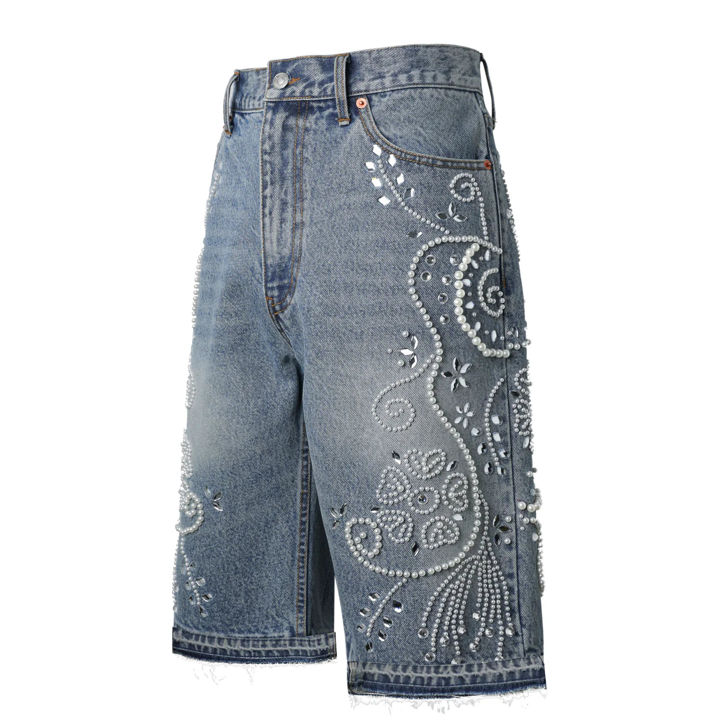 Lost Lace Jean Shorts