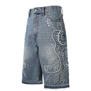 Lost Lace Jean Shorts