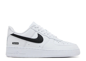 NIKE SUPREME X AIR FORCE 1 LOW 'BOX LOGO - WHITE BLACK'