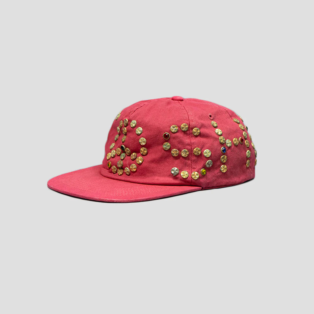 SATOSHI STUDDED CAP RED