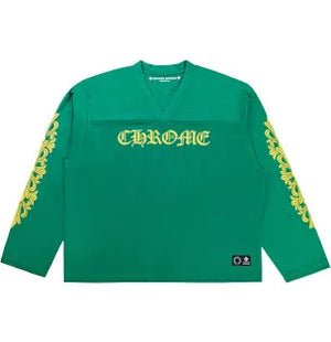 CHROME HEARTS MESH JERSEY GREEN L/S