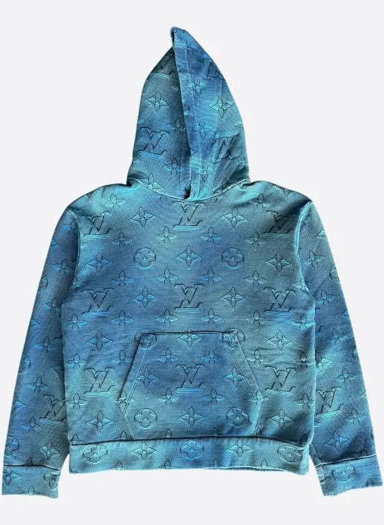 Louis Vuitton Blue 2054 Monogram Hoodie