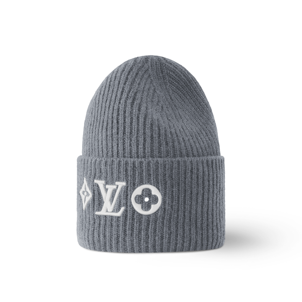 LV Louis Vuitton Headline Beanie Grey