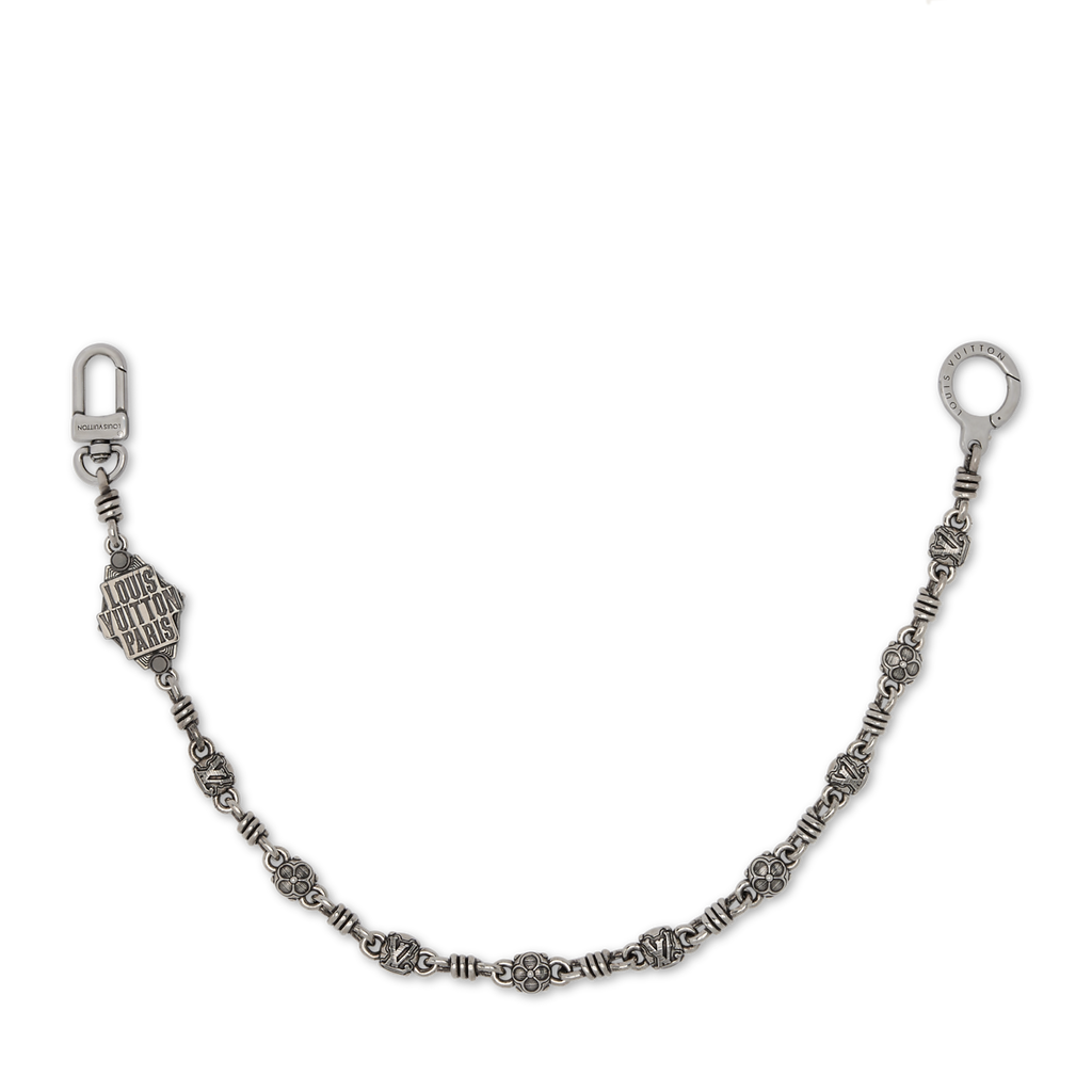 LV Louis Vuitton Western Chain Belt and Bag Charm