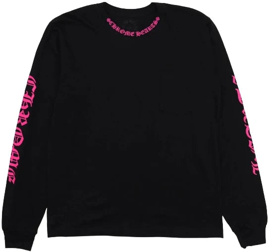 CHROME HEARTS 'PINK' POCKET LONGSLEEVE TEE