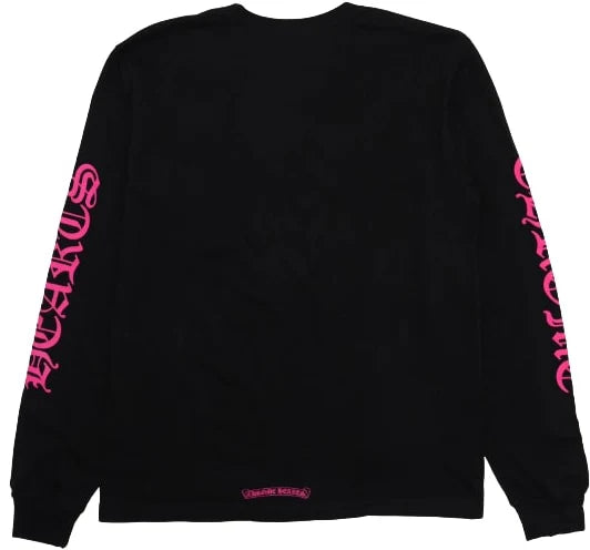 CHROME HEARTS 'PINK' POCKET LONGSLEEVE TEE