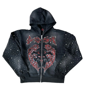 LOST INTRICACY EVIL WING ZIP-UP SET