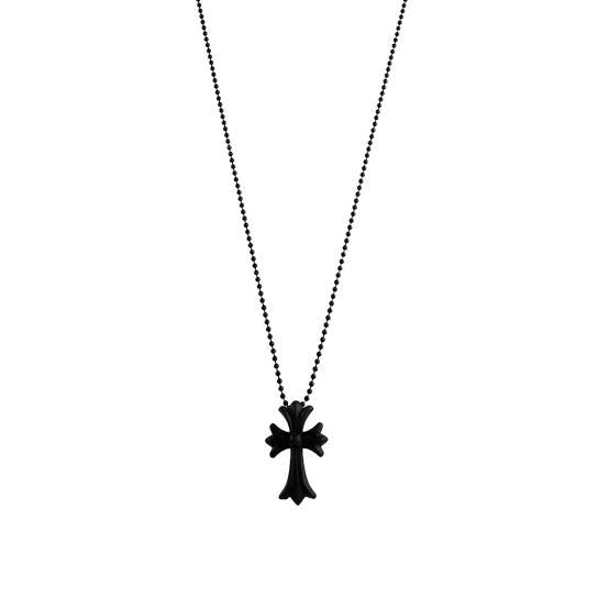 CHROME HEARTS SILICONE NECKLACE BLACK