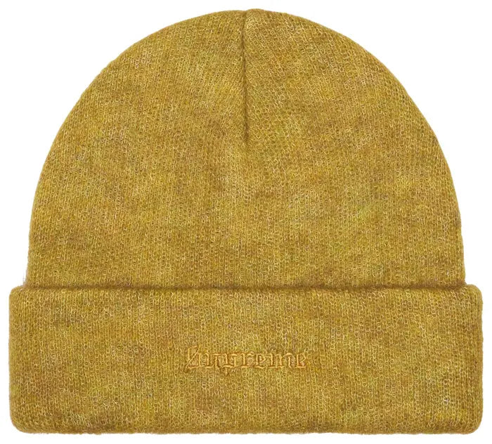 Supreme Mohair Beanie 'Mustard'