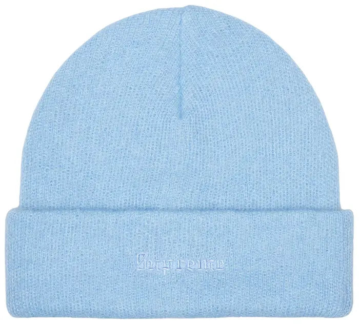 Supreme Mohair Beanie Blue