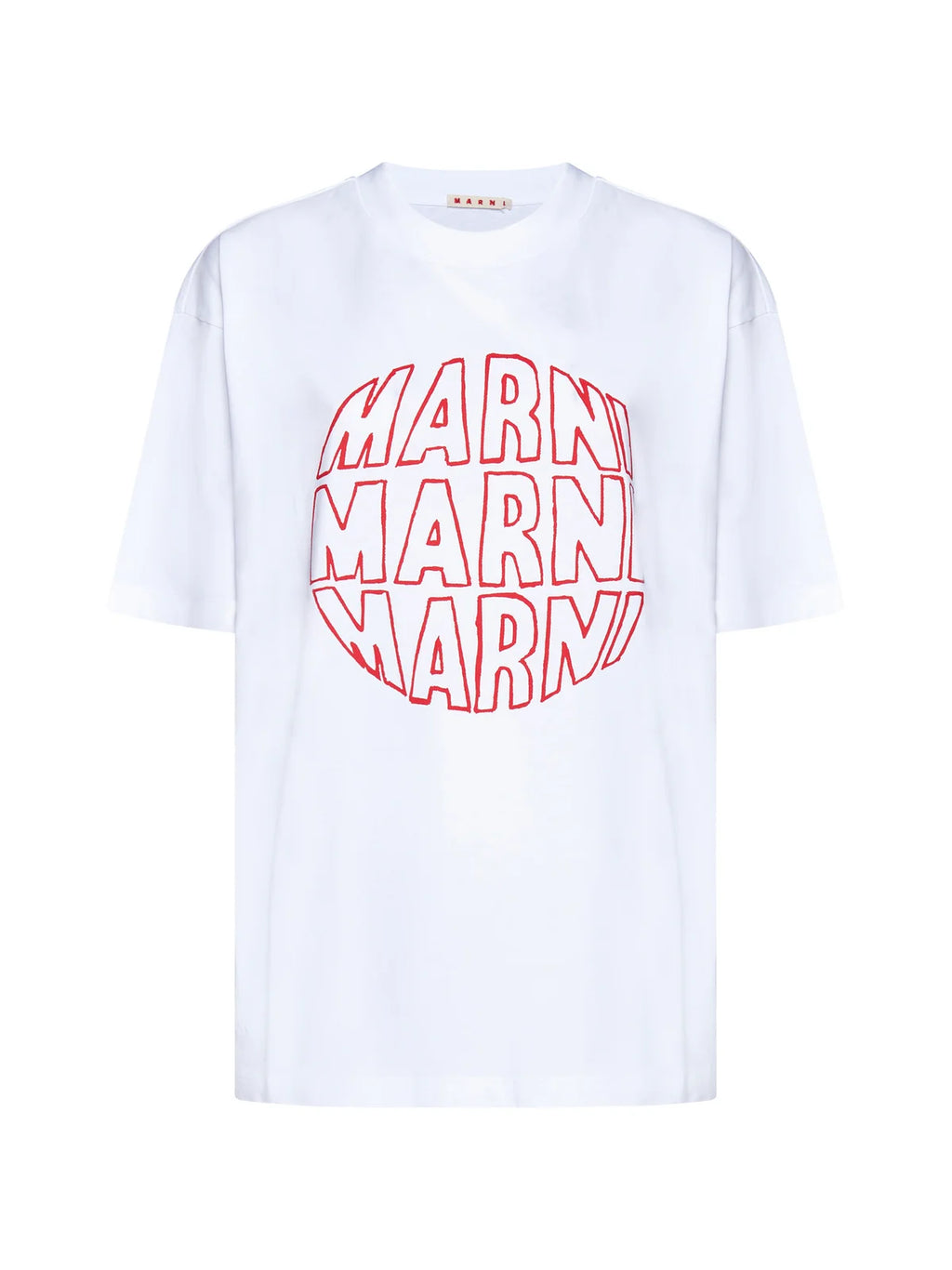 Marni Logo Printed Crewneck T-Shirt