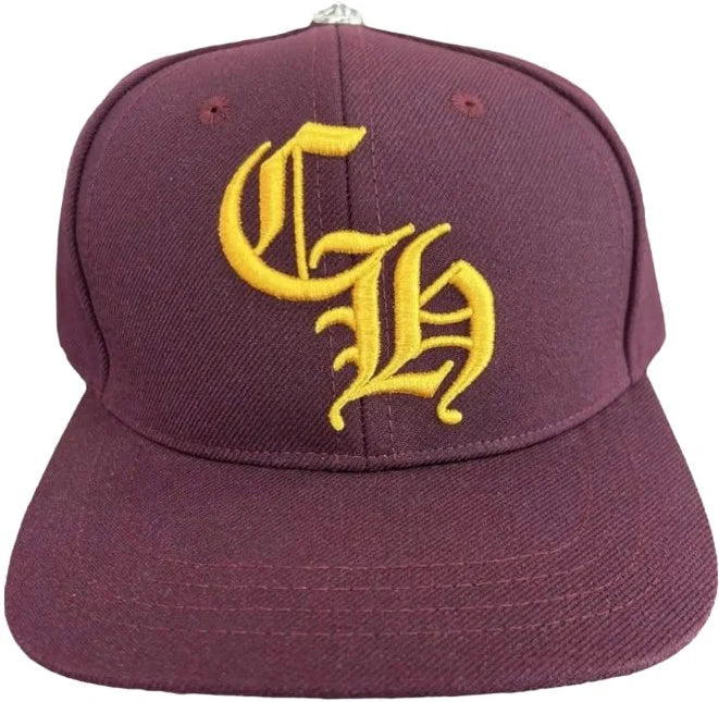 Chrome Hearts CH ‘Burgandy/Gold’ Hat