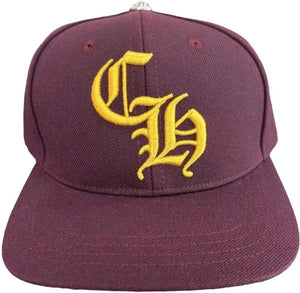Chrome Hearts CH ‘Burgandy/Gold’ Hat