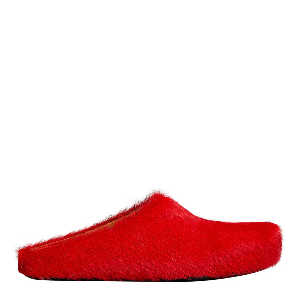 MARNI Red Fussbett Sabot Loafer SLIDE