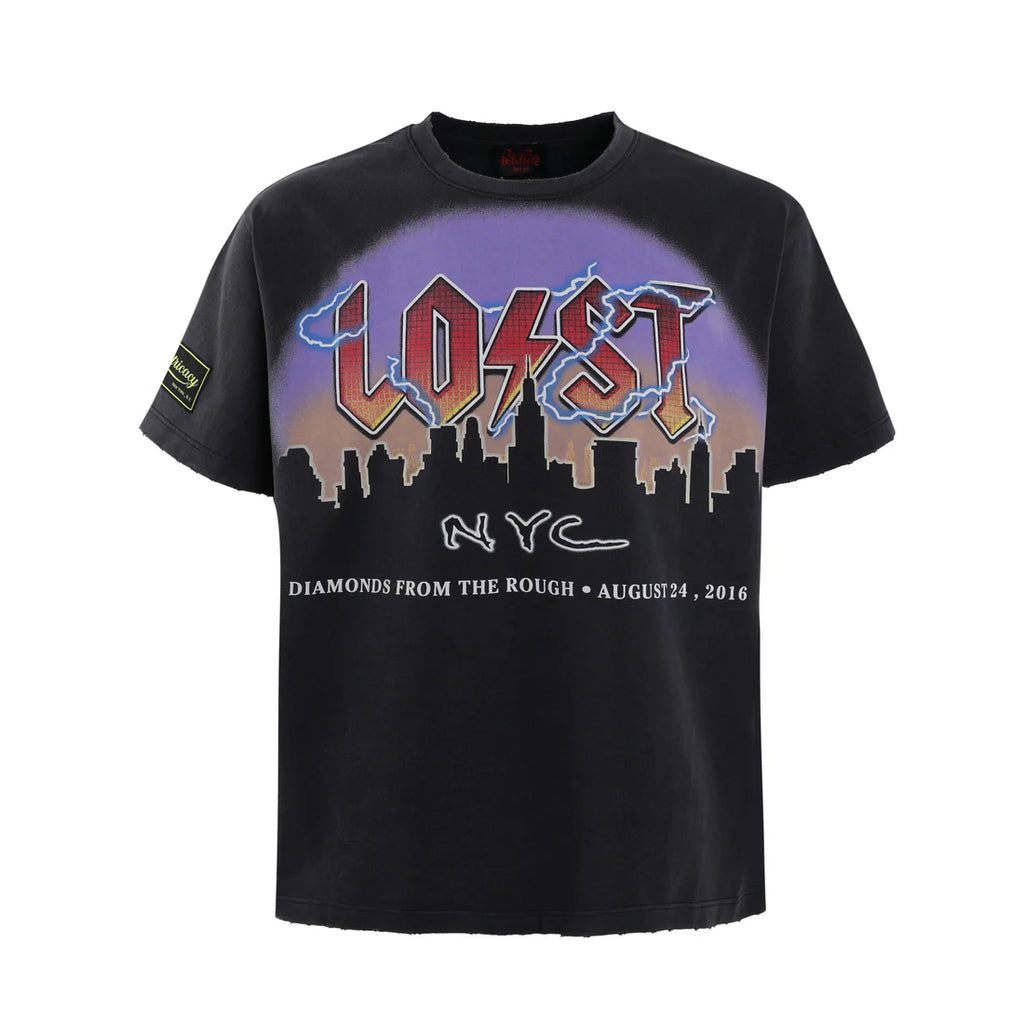 LOST INTRICACY NYC LIGHTNING   T-SHIRT