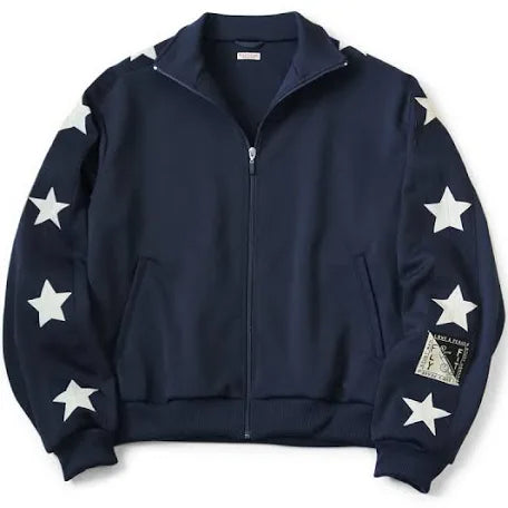 Kapital Smooth Jersey Stuntman Track Jacket Navy