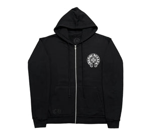 Chrome Hearts
Miami Exclusive Horseshoe Logo Zip Up Hooded Sweatshirt Black