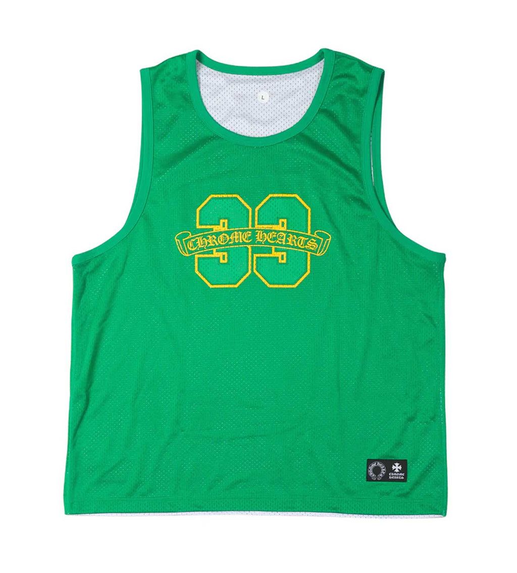 CHROME HEARTS MESH BASKETBALL JERSEY GREEN