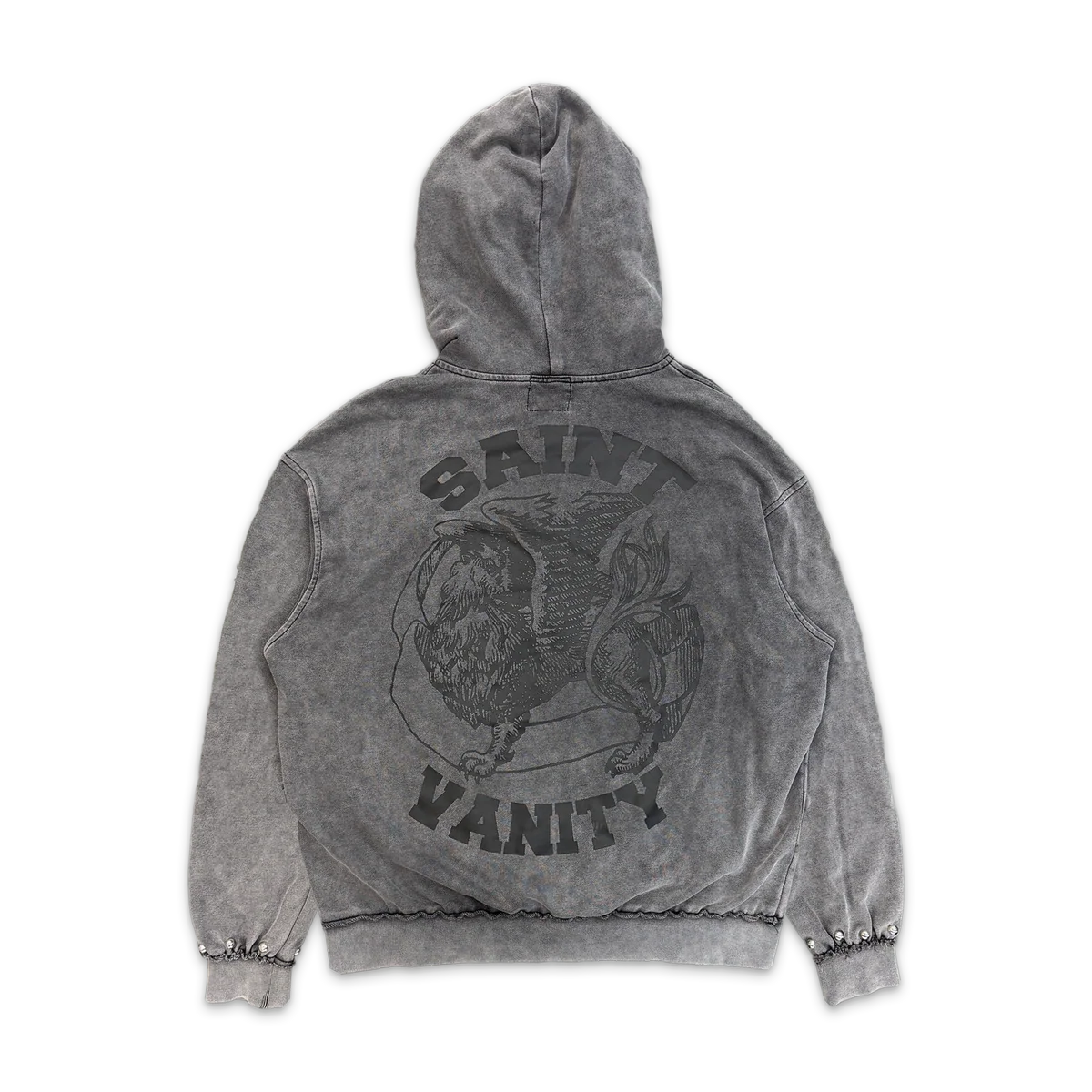 Saint Vanity French Terry Jacket Faded Black