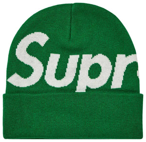 Supreme Big Logo Beanie 'Green'